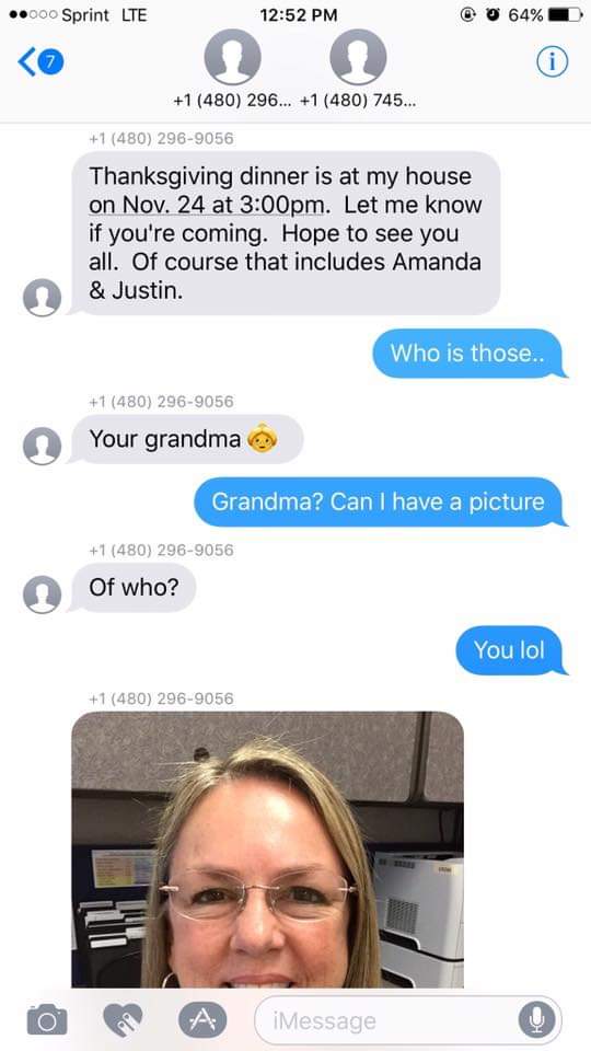 Grandma Texts Thanksgiving Invite To Wrong Number, Honors The Offer To The Stranger