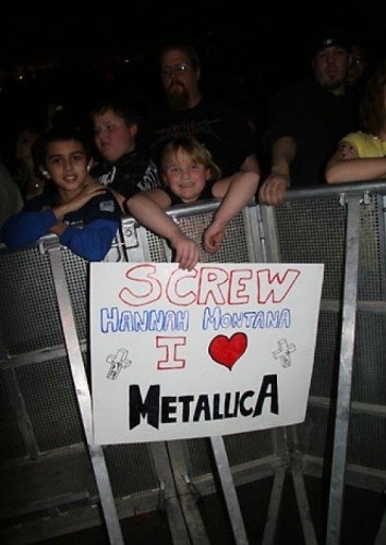 This metallica fan knows what good music is!