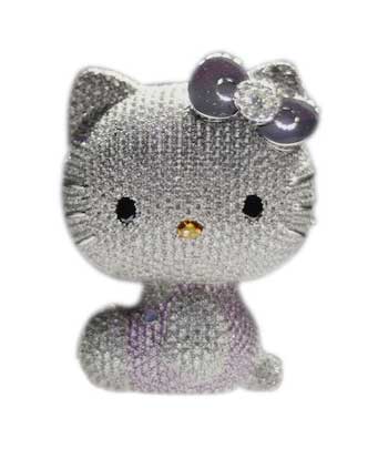 Diamond and Platinum Hello Kitty Valued At : Who fucking cares.
