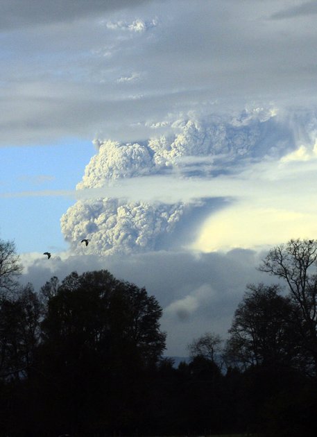 Volcano Blast Unleashes Eerie Scenes