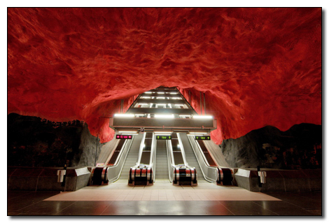most beautiful stockholm metro stations