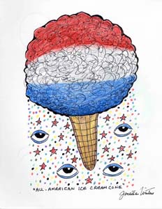 All American Ice Cream Cone