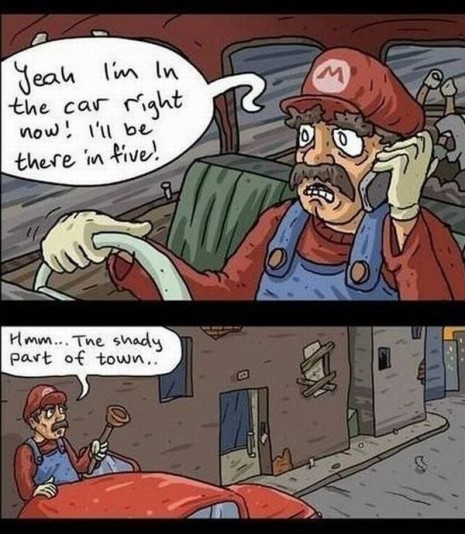 An Alternate Twisted Truth of Super Mario Brothers