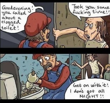 An Alternate Twisted Truth of Super Mario Brothers