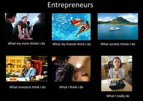 really do meme - Entrepreneurs What my mom thinks I do what my friends think I do What society thinks I do Tutti 000 Ko What investors think I do What I think I do What I really do