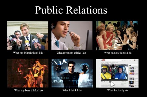 public relations do - Public Relations What my friends think I do What my mom thinks I do What society thinks I do What my boss thinks I do What I think I do What I actually do