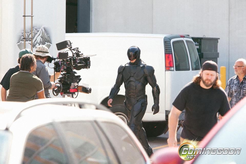 Interesting suit from the new Robocop movie.  He bought it for a dollar.