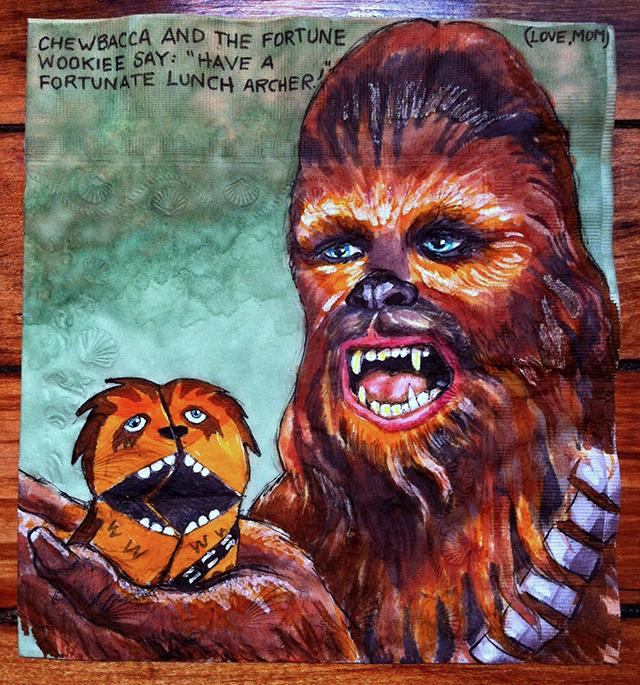 make a fortune wookie - Love Mom Chewbacca And The Fortune Wookiee Say Have A Fortunate Lunch Archer 40