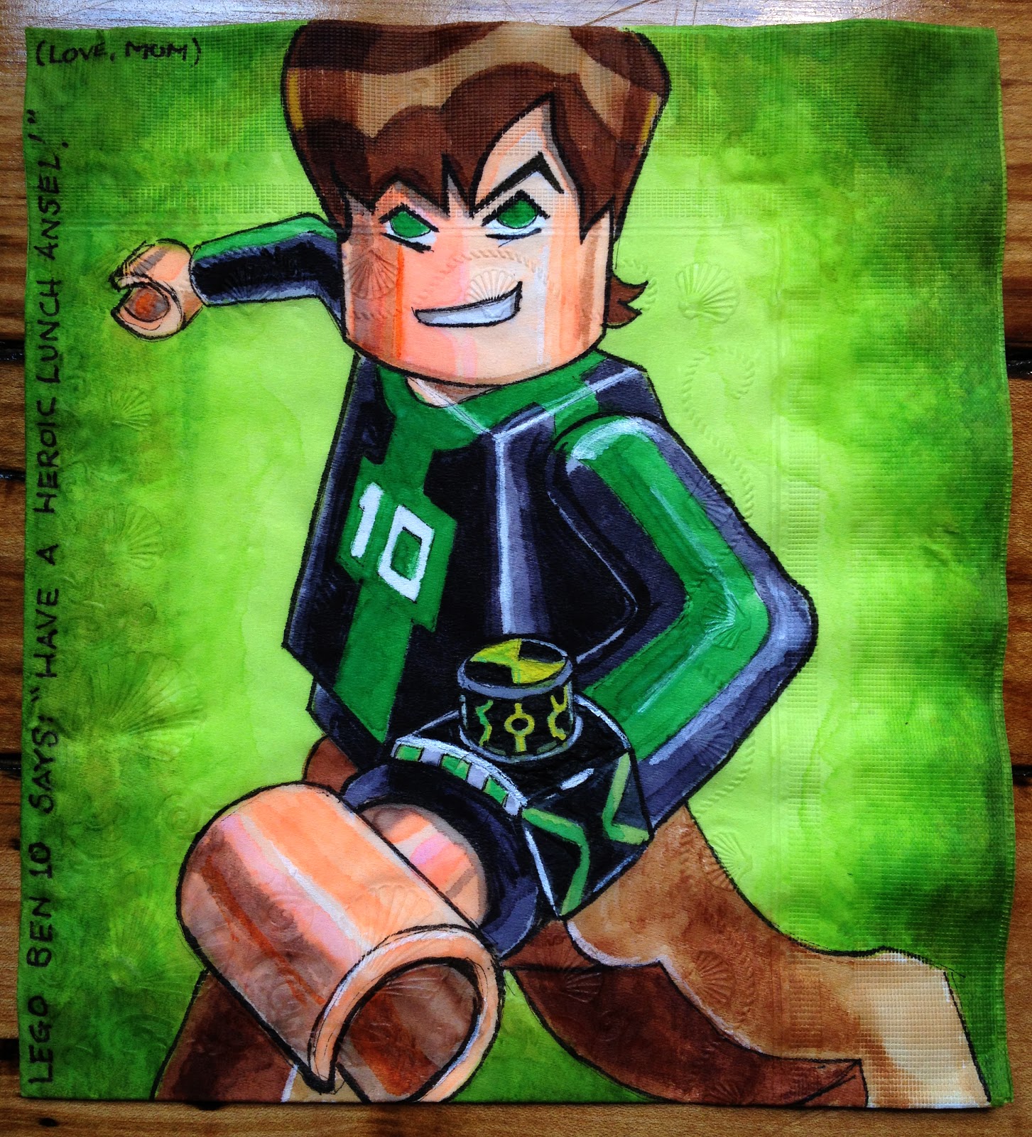 lego ben 10 video game - Lego Ben 10 Says Have A Herois Lunch Ansel Love, Mom