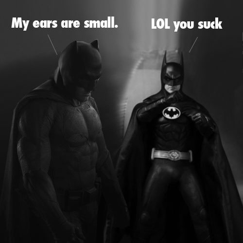 black batman memes - My ears are small. Lol you suck