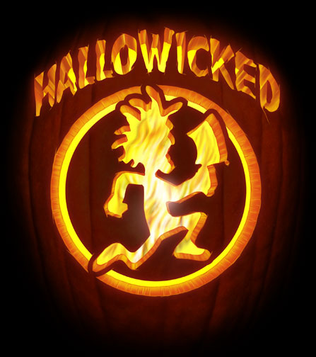 ICP's Hallowicked Hatchetman pumpkin