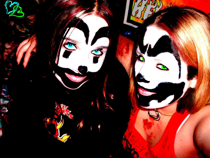 juggalo girl face paint