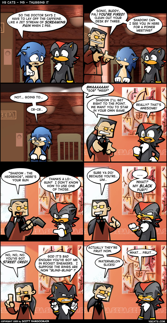 Shadow Becomes Sonic's Replacement. Gangster Style.