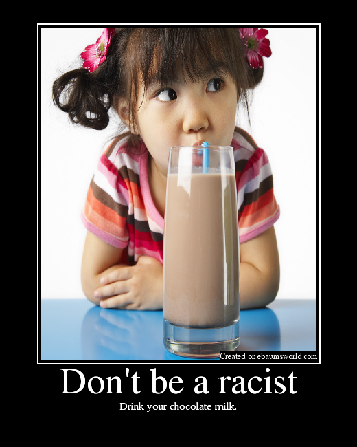 Drink your chocolate milk.