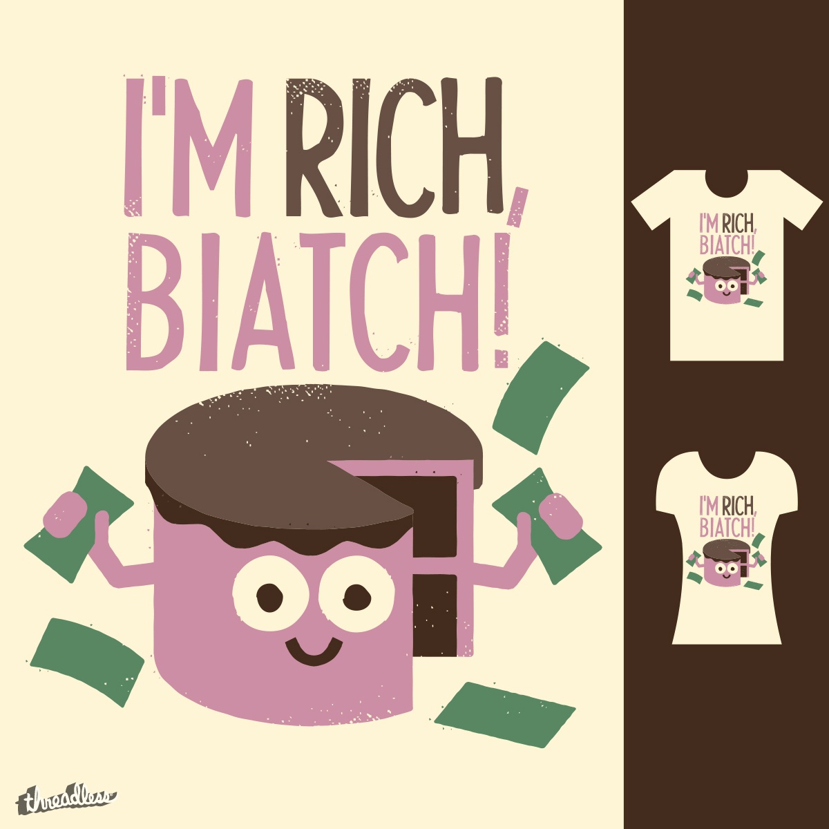 illustration - I'M Rich I'M Rich Biatchi I'M Rich Biatch! 00 oo thwademois