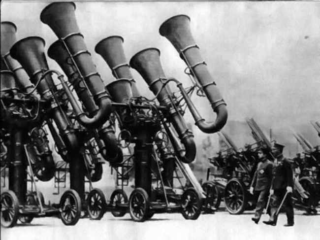 The Japanese "war tuba" which was used to locate enemy aircraft by sound prior to the invention of radar.