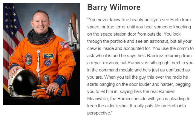 Seven Astronauts Describe What It Feels Like To Be In Space.
