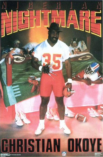 Vintage NFL Posters From The 80's And 90's