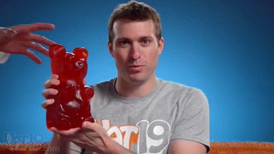 Create a gummy bear fireball with potassium chlorate?
