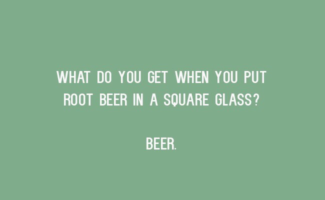 grass - What Do You Get When You Put Root Beer In A Square Glass? Beer