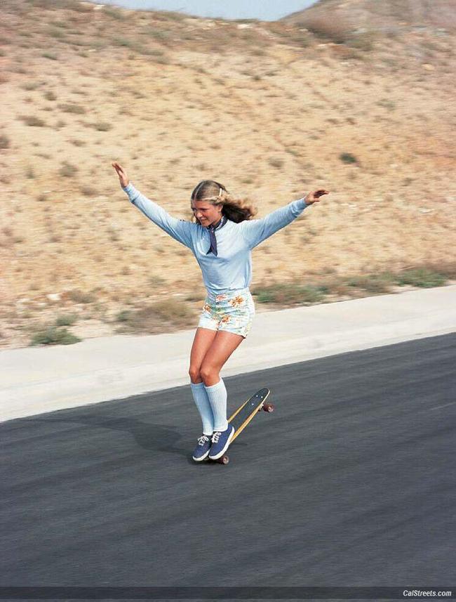 Ellen O'Neal, the greatest woman freestyle skateboarder from the 1970s