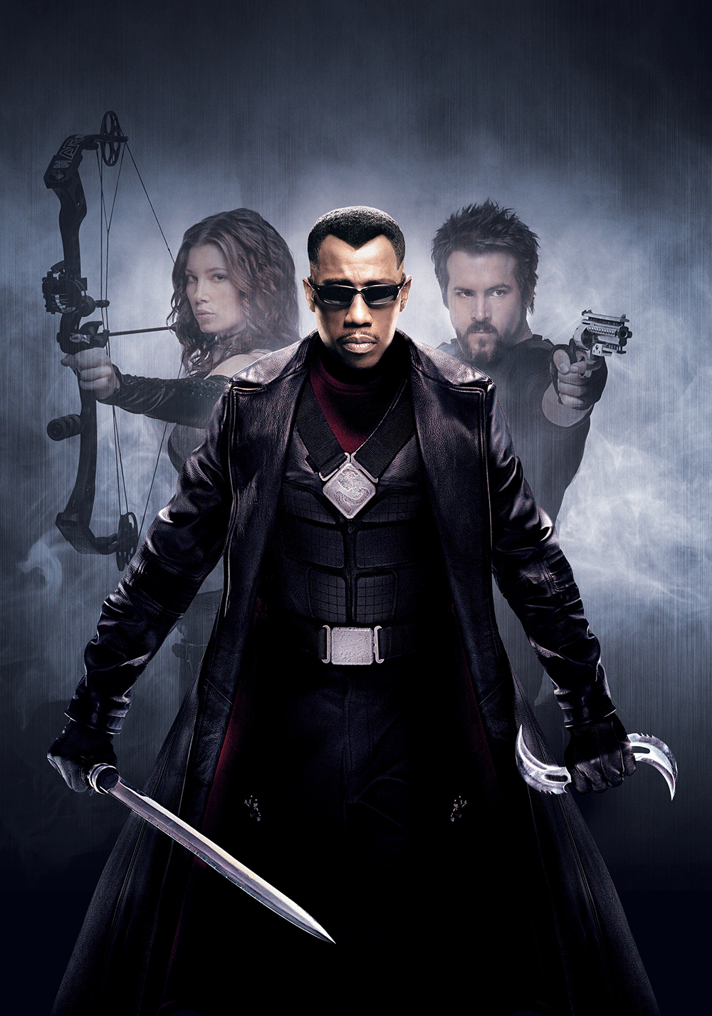Blade 3 - The ending was stupid - Dracula turns into Blade so the humans think Blade is dead, but turns back so the humans know Blade survived. They had two more endings. One in which Blade is too weak, he stops Dracula but he lives and Blade is taken to a morgue which he escapes. The other one shows Blade fighting a new enemy - werewolves after vampires been wiped out.