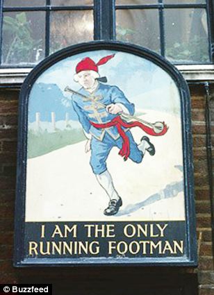 funny bar name am the only running footman - Tam The Only Running Footman Buzzfeed