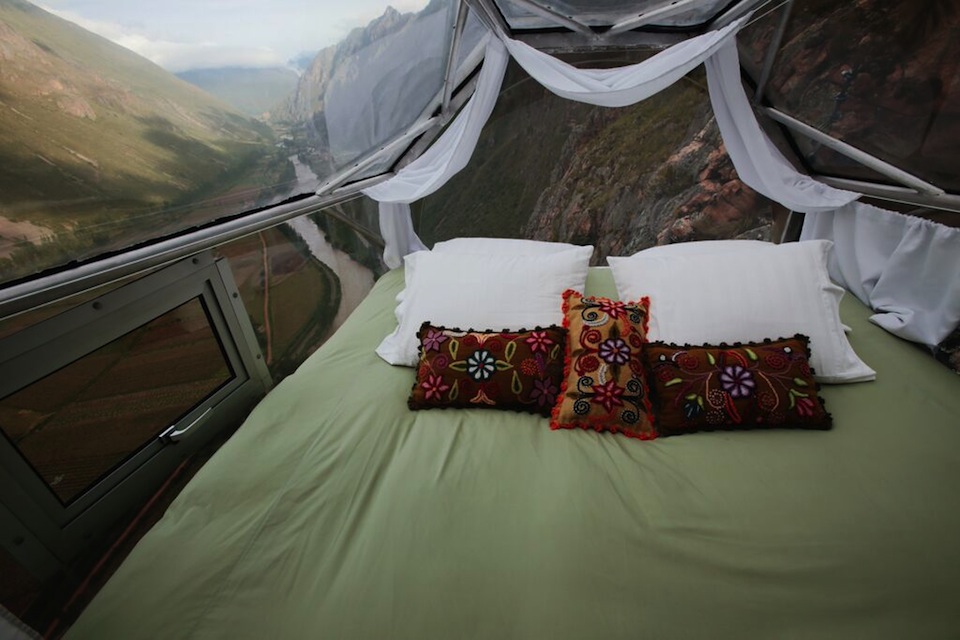 And you can watch amazing views from your own bed!
