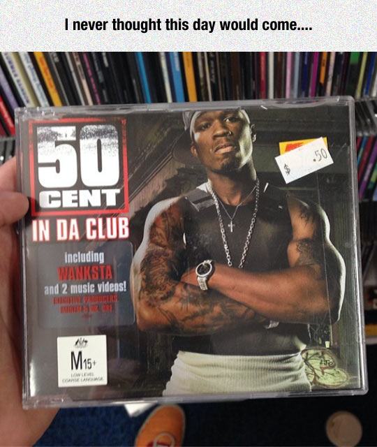 50 cent album for 50 cents - I never thought this day would come.... Dec Cent In Da Club including Wanksta and 2 music videos! 049 M15