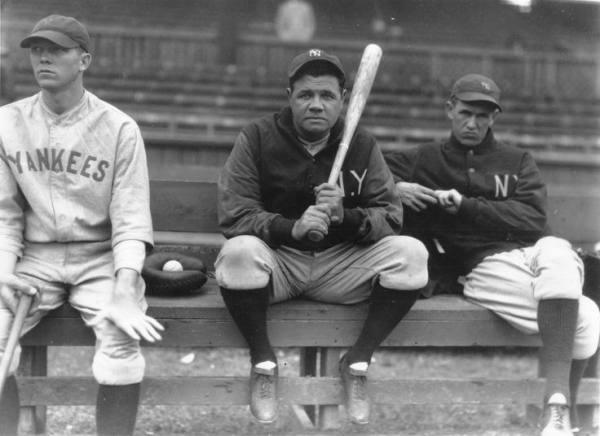 Babe Ruth always made sure to step on second base whenever he jogged in from right field, and if he forgot, he would run out from the dugout and kick it before the next half-inning began. He also refused to let anyone borrow a bat from him, claiming that each one had a certain number of hits in it and he wanted all of them. The strangest one, however, might be that he frequently wore women’s silk stocking during time off from the game, claiming that they guarded him from falling into batting slumps.