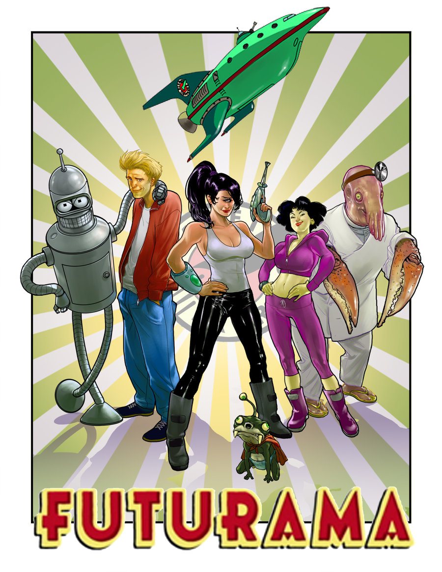 32 Artistic Re-imaginations Of Futurama