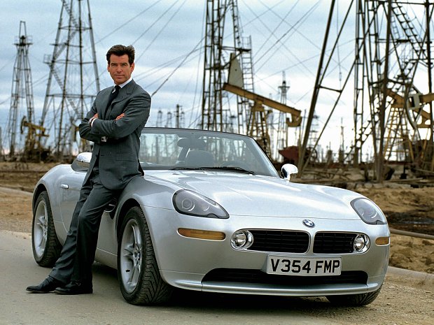 James Bond had many cars but the creators of 1995 movie "GoldenEye" had a deal with BMW to show how badass BMW are.