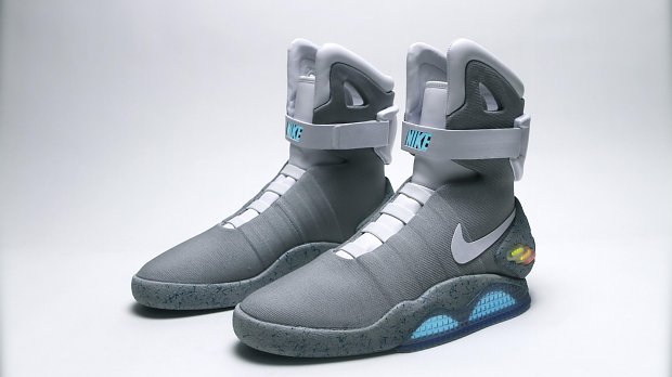 This is not really product placement by itself but an interesting tale of a product from "Back To The Future". In the second part of the trilogy from 1989 Marty had futuristic shoes from 2015. Every young man in the 1989 wanted those shoes and in 2015... someone made such shoes.