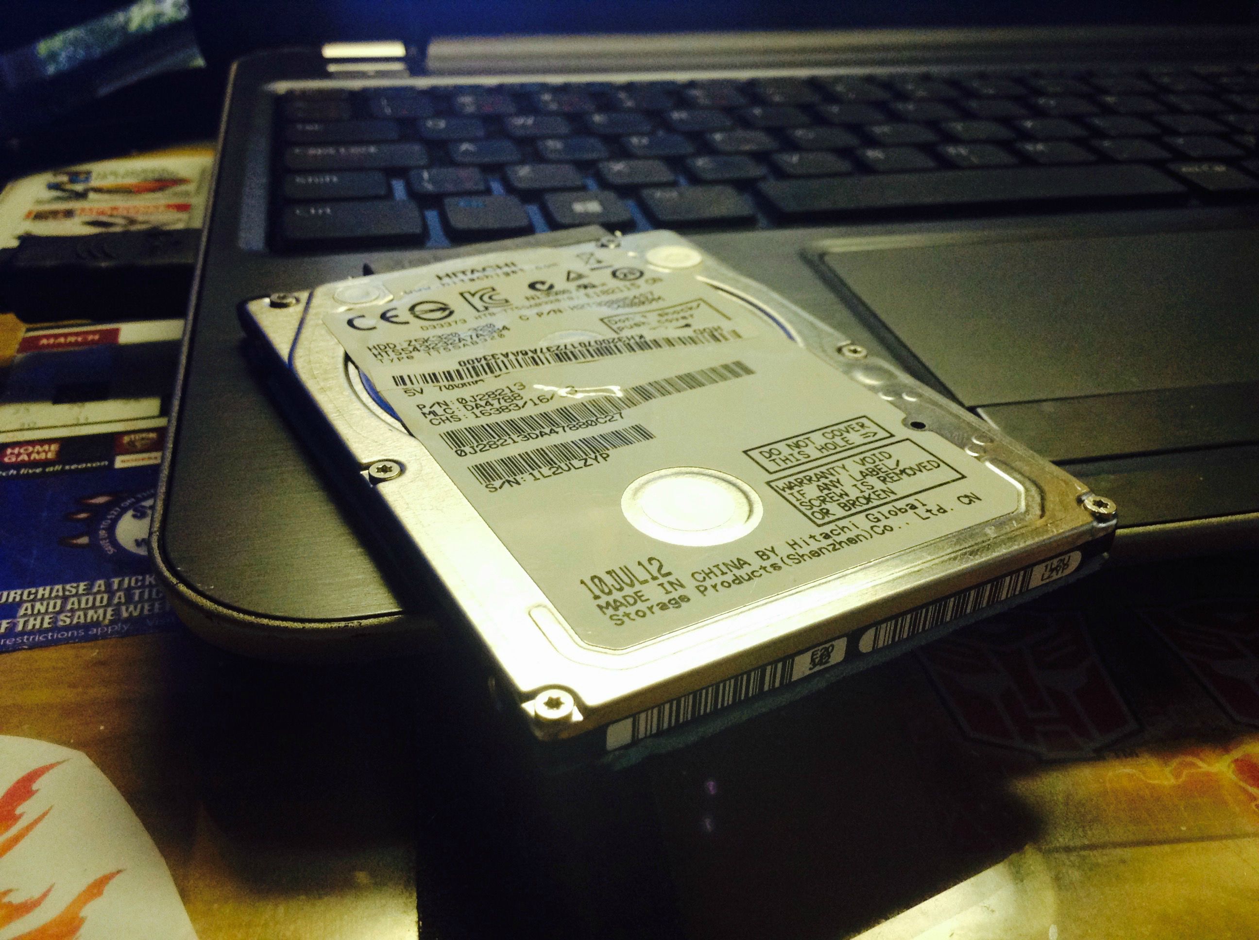 So a girl decide to turn this boring looking hard drive into something exciting.