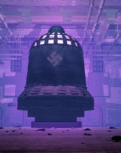 According to Igor Witkowski, author of the book ‘The Truth About The Wonder Weapon’, transcripts of an interrogation of a former SS officer detailed Die Glocke’s existence, the device being a nine foot wide, twelve foot high metal container roughly the shape of a bell, containing two cylinders rotating in opposite directions. Each cylinder was filled with a violet substance called xerum-525: the facility that housed The Bell and stored the xerum-525 was a place known by the code name ‘Der Riese’, or ‘The Giant’, near the Czech border. The transcripts allegedly describe The Bell’s area of effect as being around 200 meters, extended from the skin of the device. Within that area of effect, plant matter would collapse and disintegrate and flesh would crystallize, leading to the accidental deaths of most of the scientists working on the project.