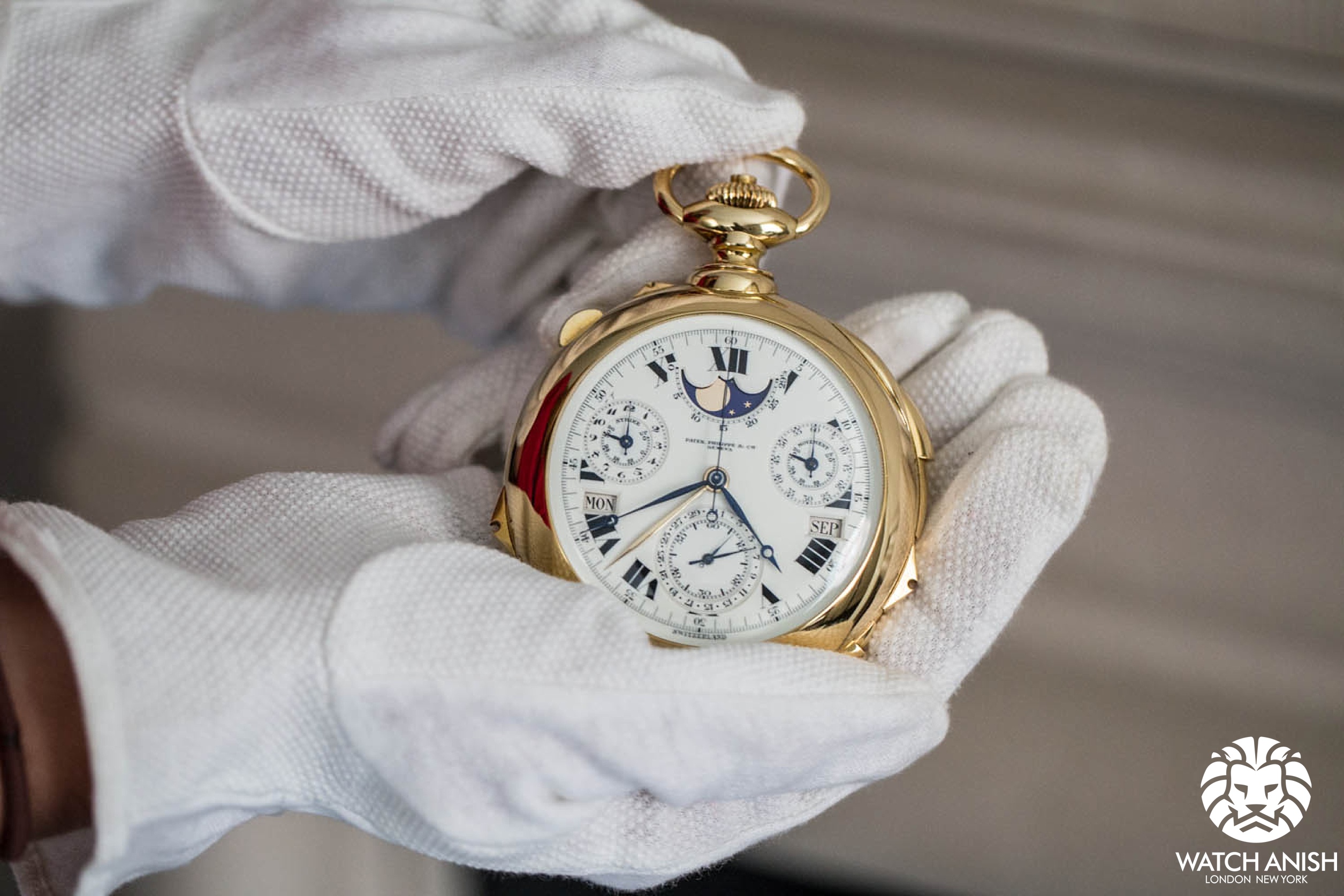 Most Expensive Watch: Henry Graves "Supercomplication," by Patek Philipe.
Price: $24,000,000.