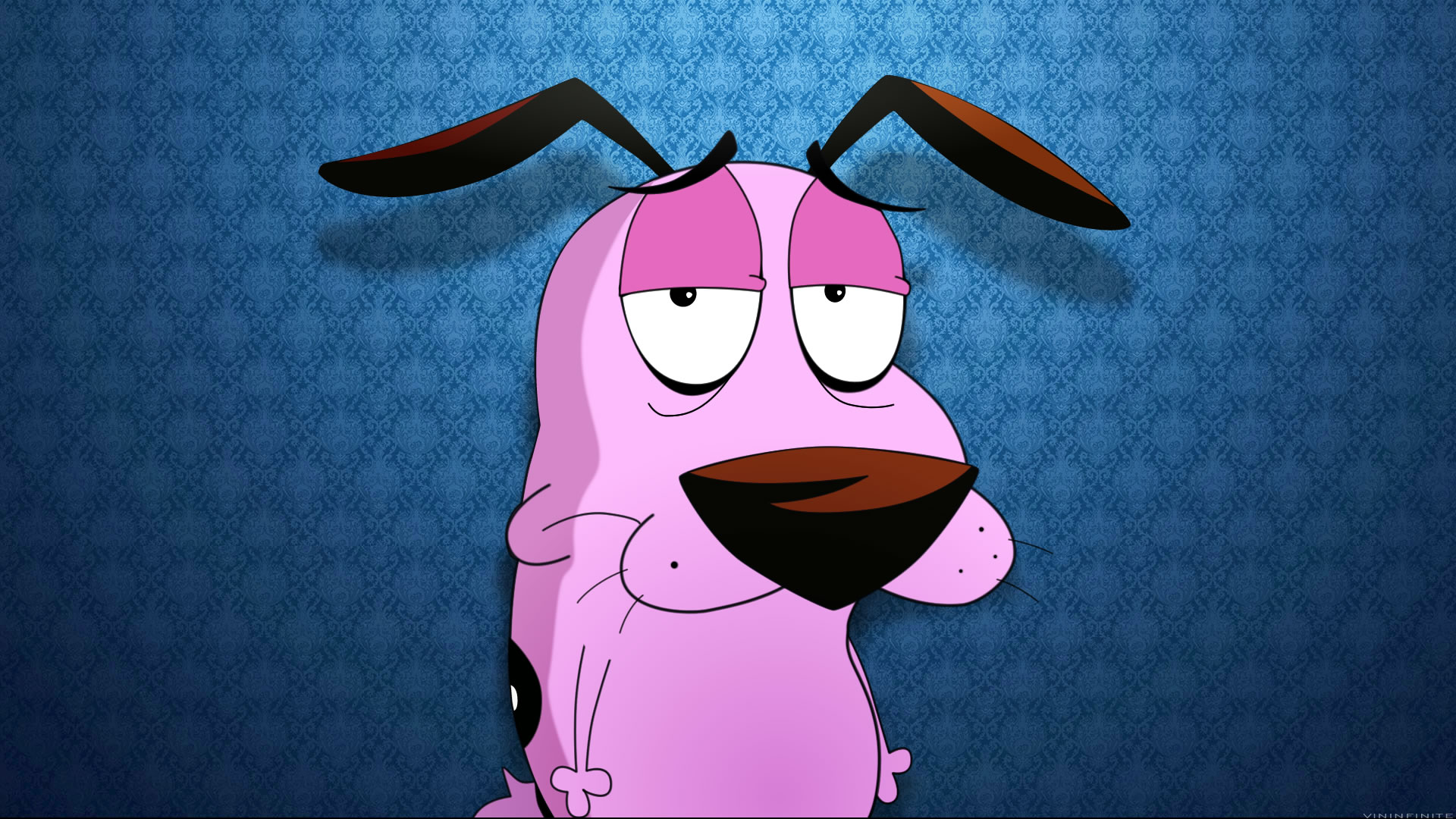 "Courage the Cowardly Dog" has no monsters in it. Ever wondered why your dog barks at a bush? Maybe it sees that bush as a monster? This theory says that what we see is the way dogs view the world- there are no monsters, they don't live in the middle of nowhere, the dog's owners are too old to take him for long runs so he doesn't know what his neighborhood looks like and imagines the worst.
