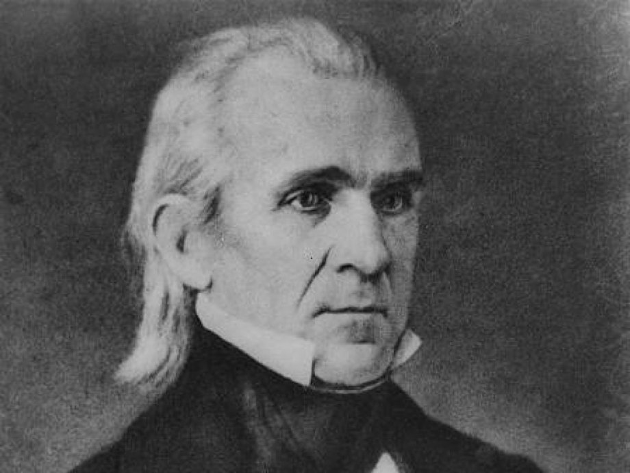 James K. Polk the 11th President of the United States had one of those Chinese-character tattoos, Polk’s ink translated as “eager”.