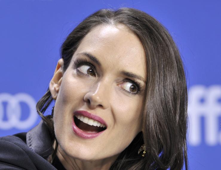 ... and Winona Ryder in 2015.