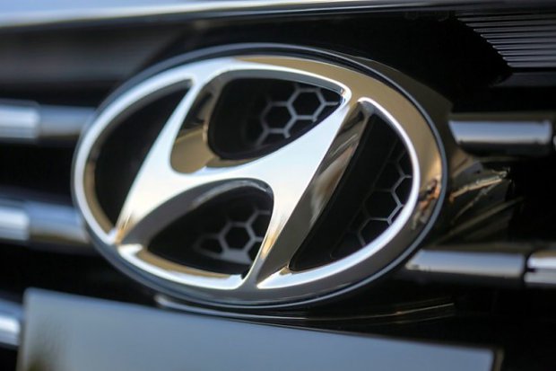 Hyundai's logo looks like an "h"...