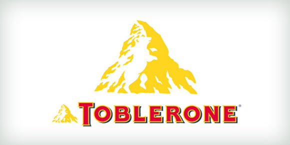 Toblerone chocolate comes from Bern, the symbol of Bern is a bear, as you can see there's a bear on the mountain in the logo of Toblerone.