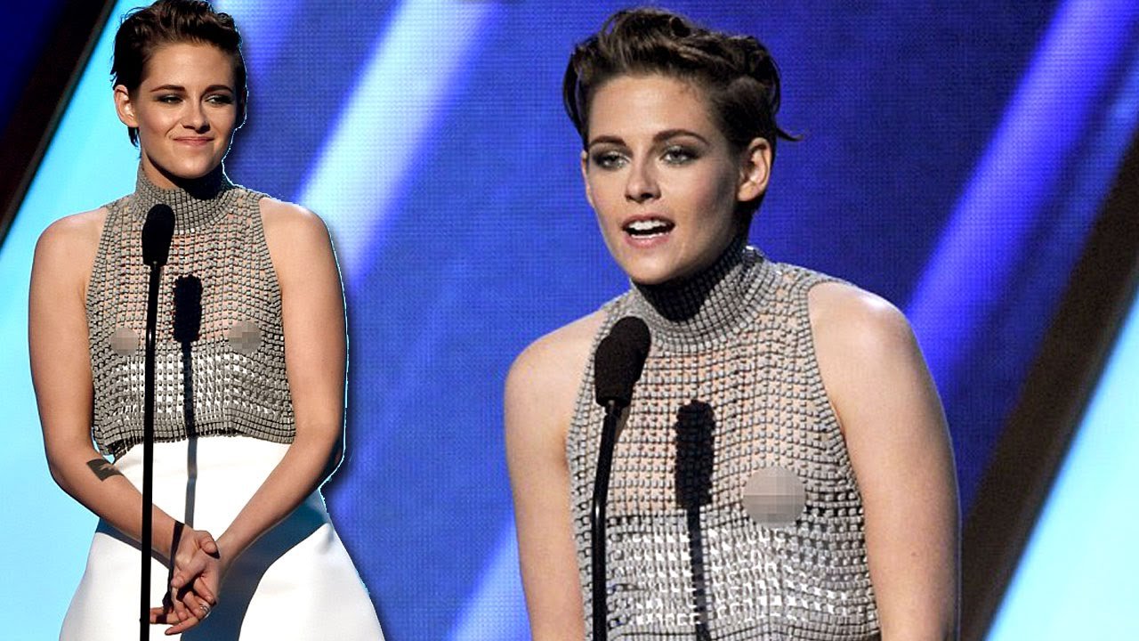 Kristen Stewart wore this chainmail looking thing at the Hollywood Film Festival.