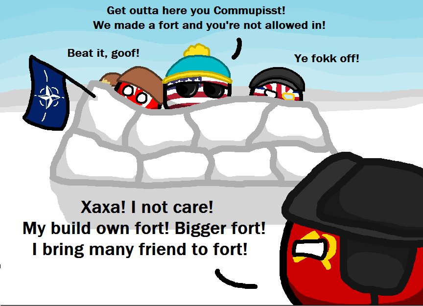 Cold War Explained With Snow Forts