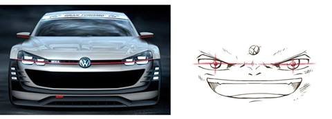 cars and their faces