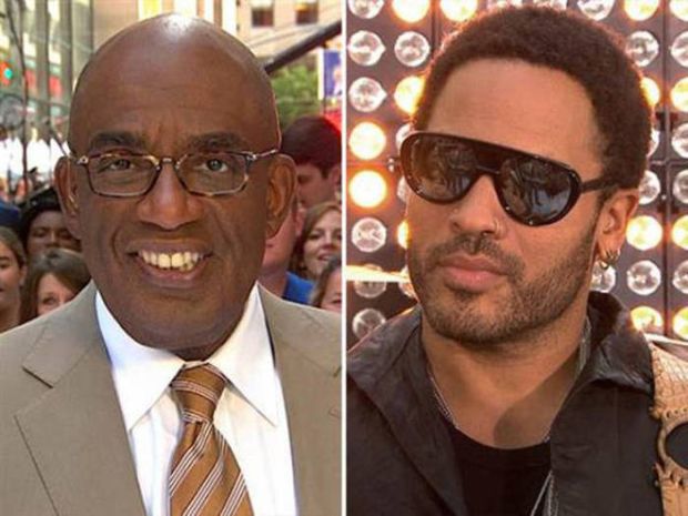 Al Roker and  Lenny Kravitz are distant cousins.