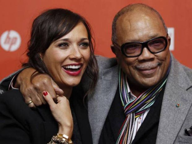 Rashida Jones is Quincy Jones' daughter.