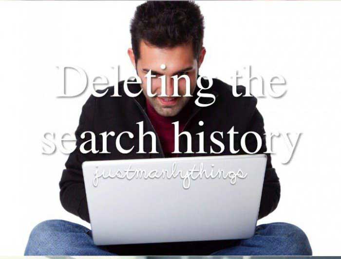 neck - Dereting the search history justmarithings
