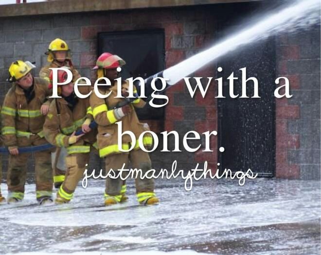 peeing with a boner just manly things - Peeing with a boner. justmanlythings