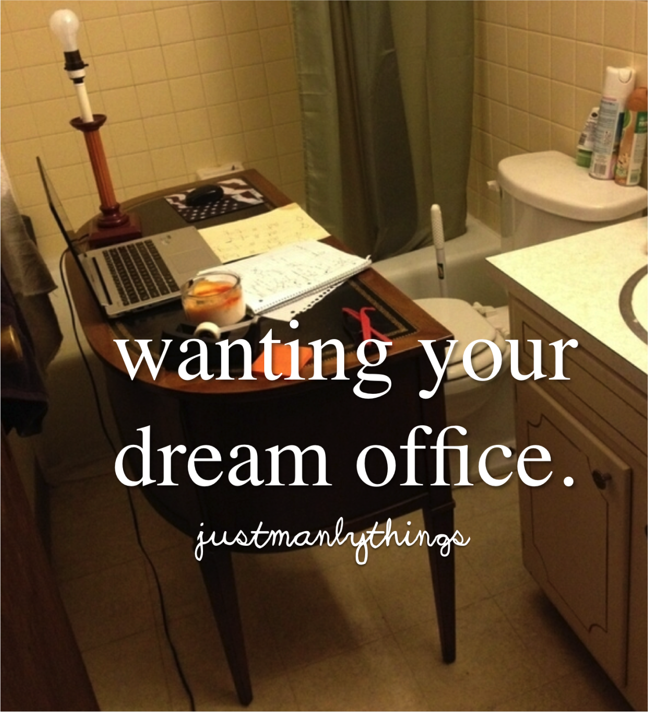 easy for those who dream - wanting your dream office. justmanlythinge