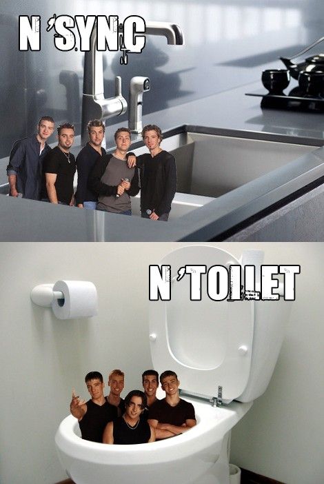 mods are asleep post sinks - N Sync N Toilet